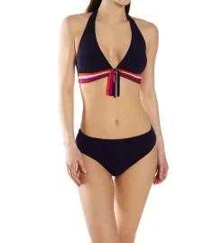 Robin Piccone Billie Front Tassel Halter Swim Top 215001 -Allure Wear Shop robin piccone rp01 215001 cs1