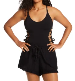 Robin Piccone Aubrey Lace Up One Piece Swimsuit 221715 -Allure Wear Shop robin piccone rp01 221715 cs1