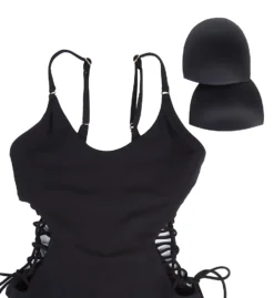 Robin Piccone Aubrey Lace Up One Piece Swimsuit 221715 -Allure Wear Shop robin piccone rp01 221715 cs6