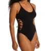 Robin Piccone Aubrey Lace Up One Piece Swimsuit 221715 -Allure Wear Shop robin piccone rp01 221715 gs