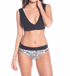 Saha Epoque Reversible High Waist Fold Swim Bottom 19B04 -Allure Wear Shop saha sah01 19b04 cs1