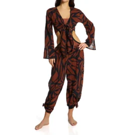 Sanctuary Abstract Animal Knot Front Top Cover Up A23804 -Allure Wear Shop sanctuary san01 a23804 cs3