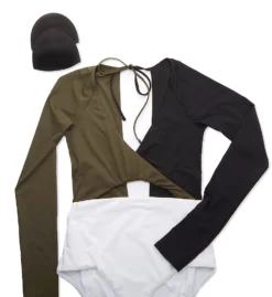 Sanctuary Block Party Long Sleeve One Piece Swimsuit BP21219 -Allure Wear Shop sanctuary san01 bp21219 cs6