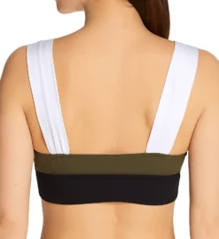 Sanctuary Block Party Twist Crop Bra Swim Top BP21405 -Allure Wear Shop sanctuary san01 bp21405 bs