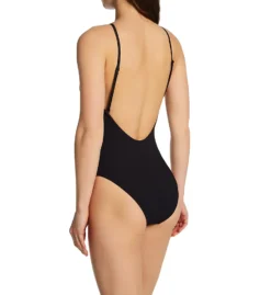 Sanctuary Sandbar Solids High Neck Mio One Piece Swimsuit D23254 -Allure Wear Shop sanctuary san01 d23254 bs