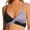 Sanctuary Flow Solids Twist Crop Bra Swim Top FS22136 -Allure Wear Shop sanctuary san01 fs22136 gs