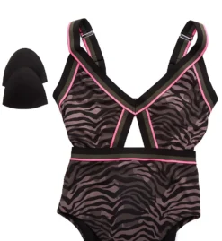 Sanctuary Here Kitty Kitty Cutout Mio One Piece Swimsuit HK21207 -Allure Wear Shop sanctuary san01 hk21207 cs5