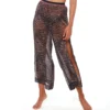 Sanctuary Here Kitty Kitty Slit Side Crop Pant Cover Up HK21812 -Allure Wear Shop sanctuary san01 hk21812 gs