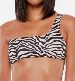 Sanctuary Modern Kitty One Shoulder Bikini Swim Top MK21107
