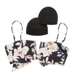 Sanctuary Night Jungle V-Wire Bandeau Swim Top NJ22120 -Allure Wear Shop sanctuary san01 nj22120 cs6