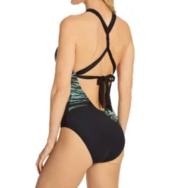 Sanctuary Palmetto Paradise High Neck Mio One Piece Swimsuit PP21212 -Allure Wear Shop sanctuary san01 pp21212 bs