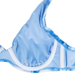 Sanctuary Poolside Tie Dye Plunge Underwire Tri Swim Top PS22307 -Allure Wear Shop sanctuary san01 ps22307 cs5