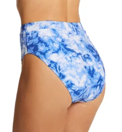 Sanctuary Poolside Tie Dye Banded High Leg/Rise Swim Bottom PS22509 -Allure Wear Shop sanctuary san01 ps22509 bs