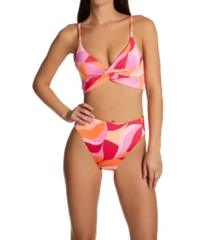 Sanctuary Shell Abstract Twist Crop Bra Swim Top SA23136 -Allure Wear Shop sanctuary san01 sa23136 cs1