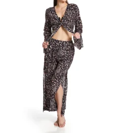 Sanctuary Stay Cool Leopard Knot Front Cover Up Top SC22804 -Allure Wear Shop sanctuary san01 sc22804 cs2