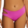 Sanctuary Sandbar Solids Cutout Midster Swim Bottom SS21510 -Allure Wear Shop sanctuary san01 ss21510 gs
