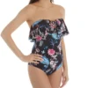 Seafolly Winter Garden C/D Cup Bandeau One Piece Swimsuit 10824WG -Allure Wear Shop seafolly seaf01 10824wg gs