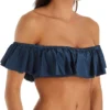Seafolly Shine On Cold Shoulder Frill Bandeau Swim Top 31061SH