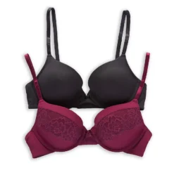 Self Expressions Push Up T-Shirt Bra - 2 Pack SE5757 -Allure Wear Shop self expressions slfx01 se5757 cs2