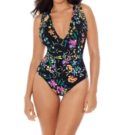 Skinny Dippers Baby Kiss Cinch Ruffle Sleeve One Piece Swimsuit 6533329