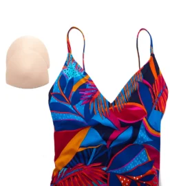 Skinny Dippers Banshee Shape Shifter V-Neck One Piece Swimsuit 6533332 -Allure Wear Shop skinny dippers skdp01 6533332 cs5