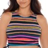 Skinny Dippers Blinky Dubbly Bubbly Crop Swim Top 6533333 -Allure Wear Shop skinny dippers skdp01 6533333 gs