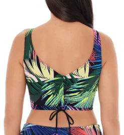 Skinny Dippers Bright Lights Shirr Thing Adjustable Crop Swim Top 6533336 -Allure Wear Shop skinny dippers skdp01 6533336 bs