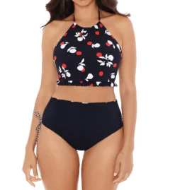 Skinny Dippers Fruiti Tutti Baby Doll Ruffle Crop Swim Top 6533342 -Allure Wear Shop skinny dippers skdp01 6533342 cs2