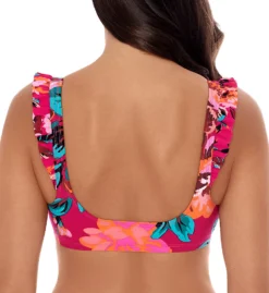 Skinny Dippers Hot House Daisy Mae Ruffle Sleeve Swim Top 6533346 -Allure Wear Shop skinny dippers skdp01 6533346 bs