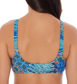 Skinny Dippers Mille Fiore St Tropez Tie Front Bralette Swim Top 6533357 -Allure Wear Shop skinny dippers skdp01 6533357 bs