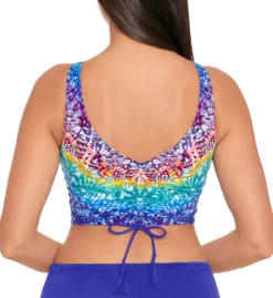 Skinny Dippers Alice Shirr Thing Adjustable Crop Swim Top 6540336 -Allure Wear Shop skinny dippers skdp01 6540336 bs