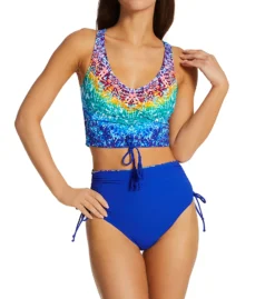 Skinny Dippers Alice Shirr Thing Adjustable Crop Swim Top 6540336 -Allure Wear Shop skinny dippers skdp01 6540336 cs4