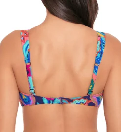 Skinny Dippers Tapestry Soomi Tab Front Bralette Swim Top 6540340 -Allure Wear Shop skinny dippers skdp01 6540340 bs