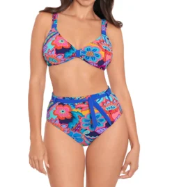Skinny Dippers Tapestry Cherry Dip Belted Sash Swim Bottom 6540341 -Allure Wear Shop skinny dippers skdp01 6540341 cs1