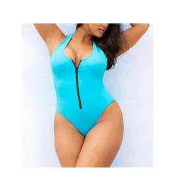 Smart And Sexy Zip Front One Piece Swimsuit SA1276Z -Allure Wear Shop smart and sexy ssxy01 sa1276z cs2