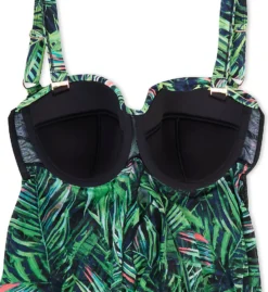 Smart And Sexy Full Busted Ruffle Twist Bandeau Tankini Swim Top SA623 -Allure Wear Shop smart and sexy ssxy01 sa623 cs6