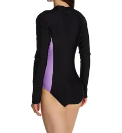 Speedo Active Zip Front Long Sleeve Swim Paddle Suit 7734350 -Allure Wear Shop speedo spdo01 7734350 bs