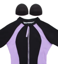 Speedo Active Zip Front Long Sleeve Swim Paddle Suit 7734350 -Allure Wear Shop speedo spdo01 7734350 cs6