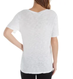 Splendid Cotton Modal Slub Zoe Short Sleeve Crew Neck Tee RF8K330 -Allure Wear Shop splendid spld01 rf8k330 bs