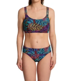 Sunsets Panama Palms Hannah High Waist Swim Bottom 33BPPM -Allure Wear Shop sunsets suns01 33bppm cs3