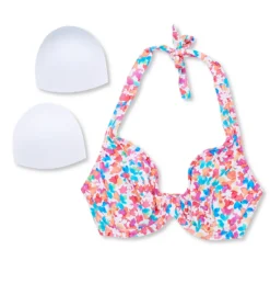 Sunsets Confetti Muse Halter Underwire Swim Top 51CF -Allure Wear Shop sunsets suns01 51cf cs6