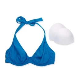 Sunsets Electric Blue Muse Halter Swim Top 51EB -Allure Wear Shop sunsets suns01 51eb cs6