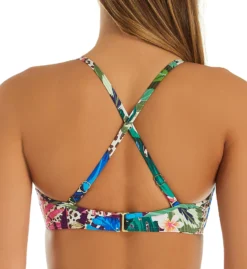 Sunsets Island Safari Iconic Twist Bandeau Swim Top 55IS -Allure Wear Shop sunsets suns01 55is cs1