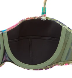 Sunsets Island Safari Iconic Twist Bandeau Swim Top 55IS -Allure Wear Shop sunsets suns01 55is cs3