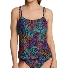 Sunsets Panama Palms Taylor Tankini Swim Top 75PPM