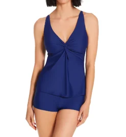 Sunsets Indigo Forever Tankini Swim Top 77I -Allure Wear Shop sunsets suns01 77i cs1