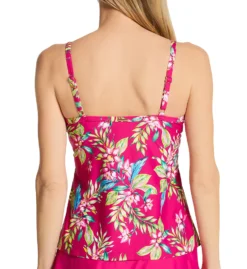 Sunsets Orchid Oasis Forever Tankini Swim Top 77OO -Allure Wear Shop sunsets suns01 77oo bs