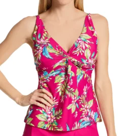 Sunsets Orchid Oasis Forever Tankini Swim Top 77OO