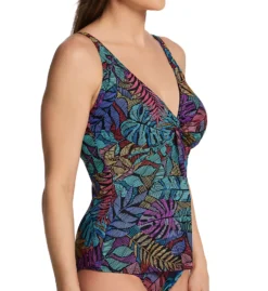 Sunsets Panama Palms Forever Plunge Tankini Swim Top 77PPM -Allure Wear Shop sunsets suns01 77ppm fs
