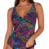 Sunsets Panama Palms Forever Plunge Tankini Swim Top 77PPM -Allure Wear Shop sunsets suns01 77ppm gs